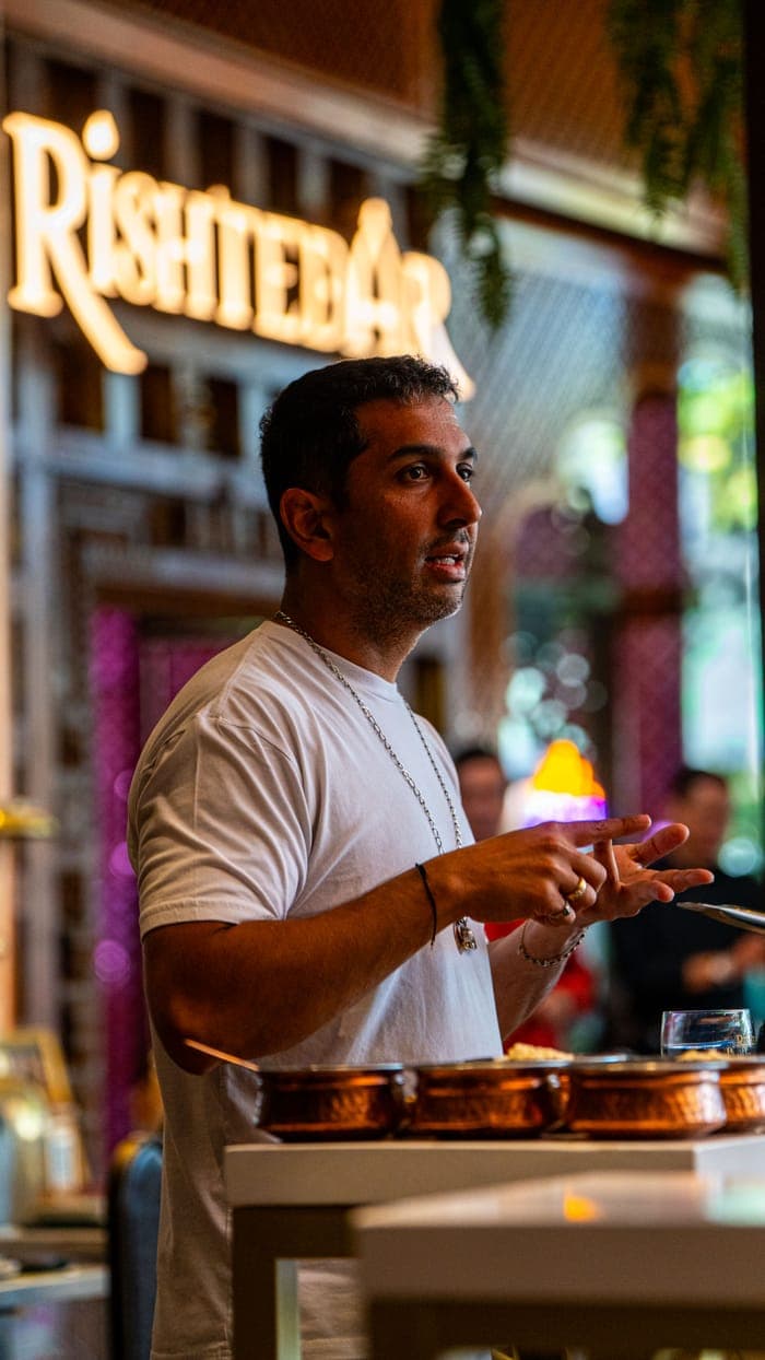 Chef de Rishtedar en plena Masala Class